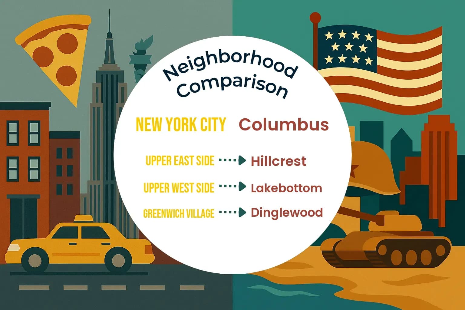 New York City vs Columbus Neighborhood Comparison