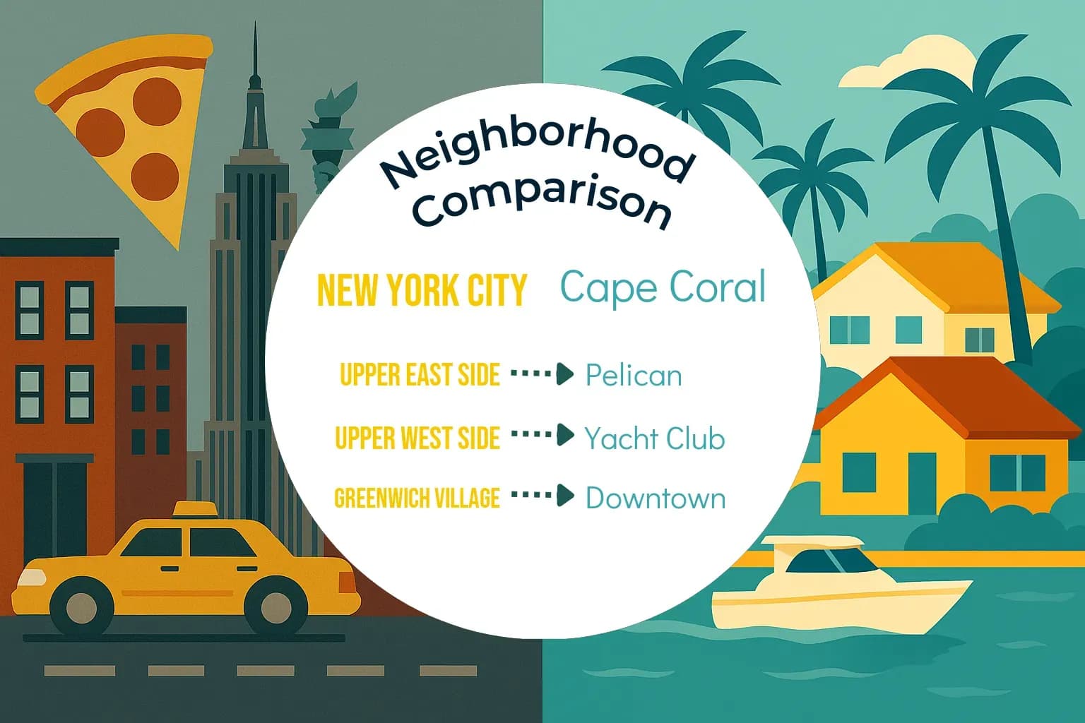 New York City vs Cape Coral Neighborhood Comparison