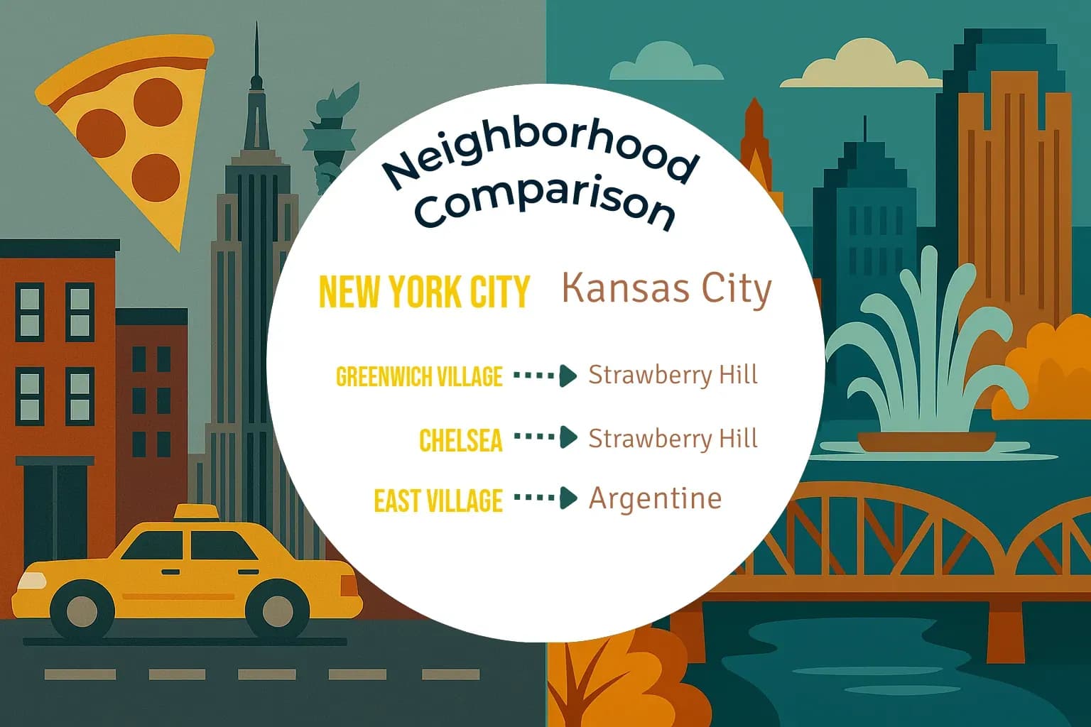New York City vs Kansas City Neighborhood Comparison