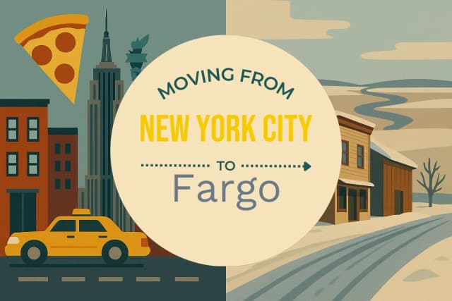 Moving from New York City to Fargo