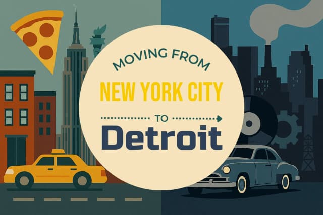 Moving from New York City to Detroit