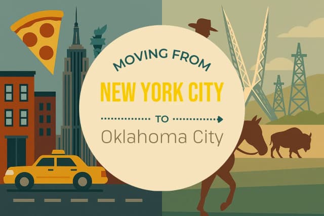 Moving from New York City to Oklahoma City