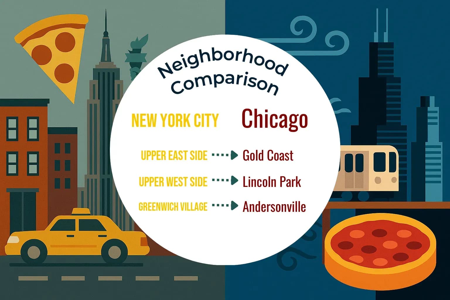 New York City vs Chicago Neighborhood Comparison