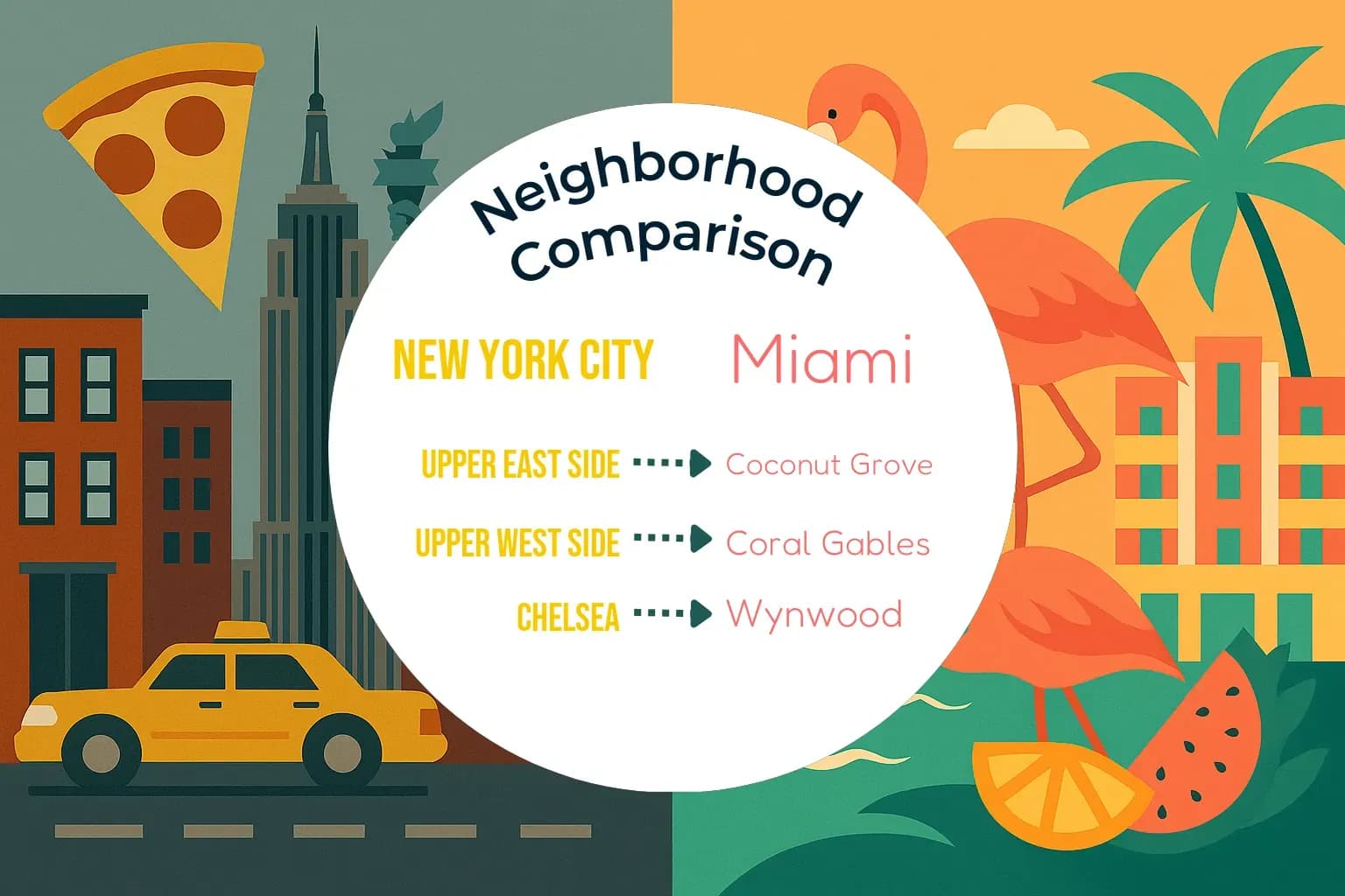 New York City vs Miami Neighborhood Comparison