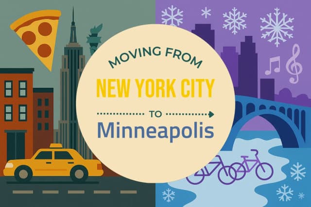 Moving from New York City to Minneapolis