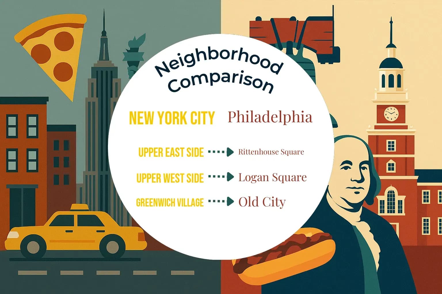 New York City vs Philadelphia Neighborhood Comparison
