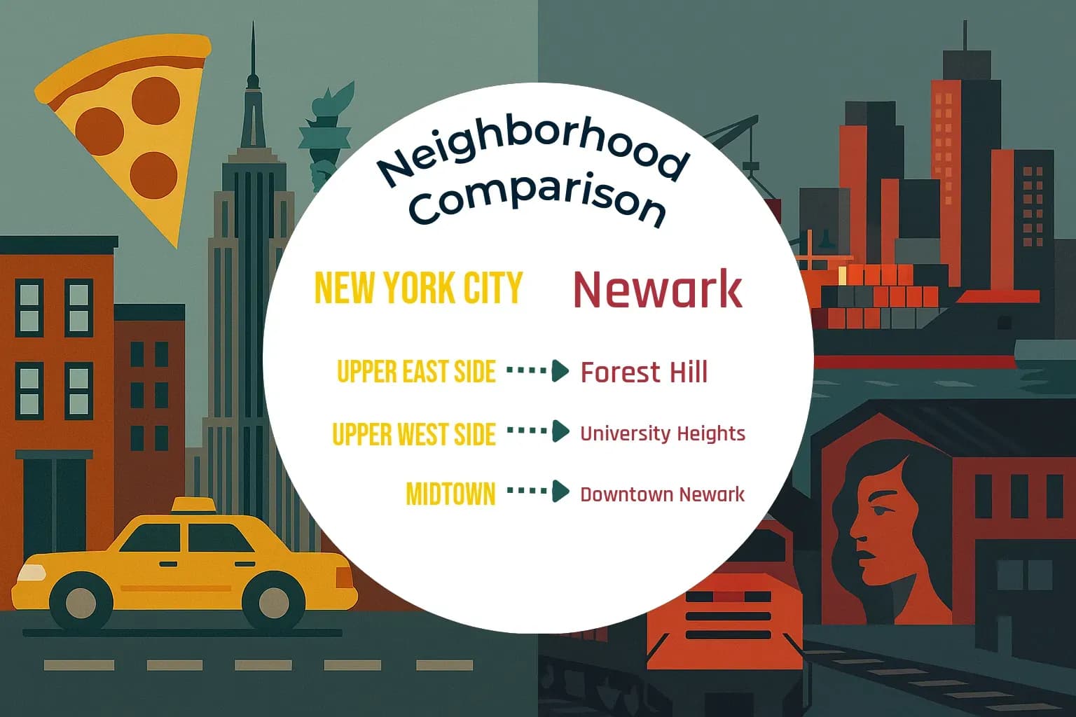 New York City vs Newark Neighborhood Comparison