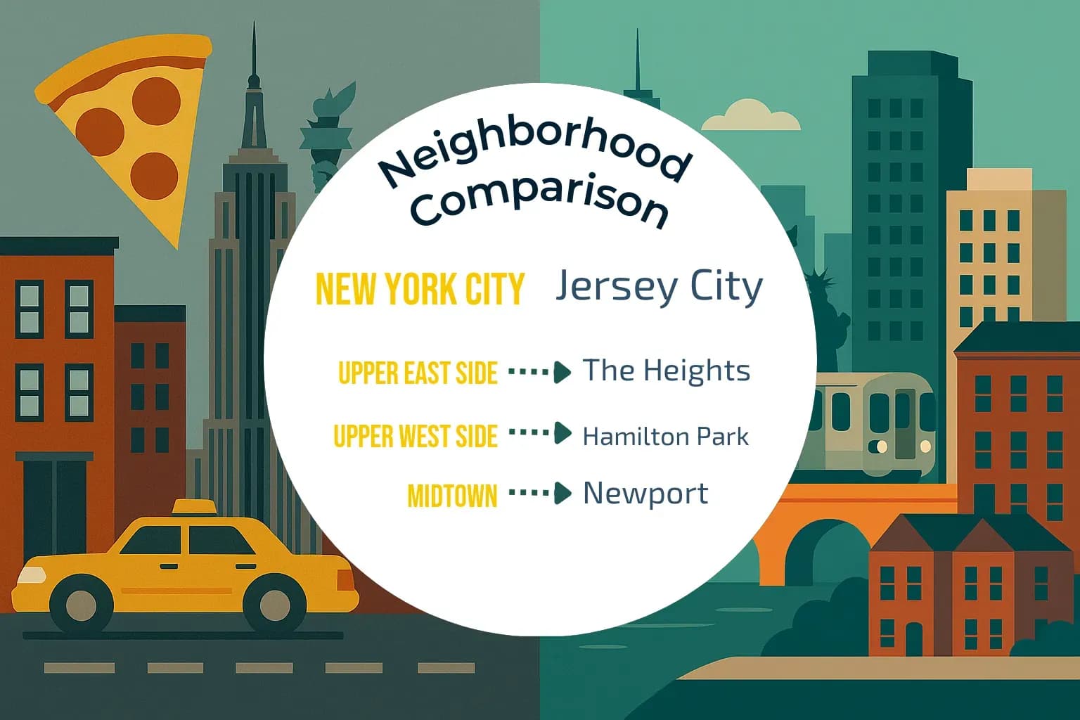 New York City vs Jersey City Neighborhood Comparison