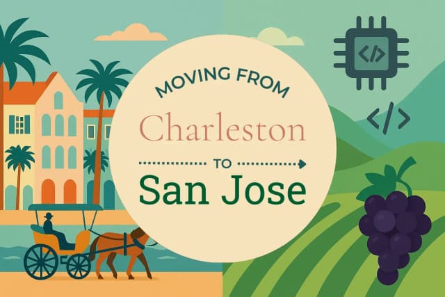 Moving from Charleston to San Jose