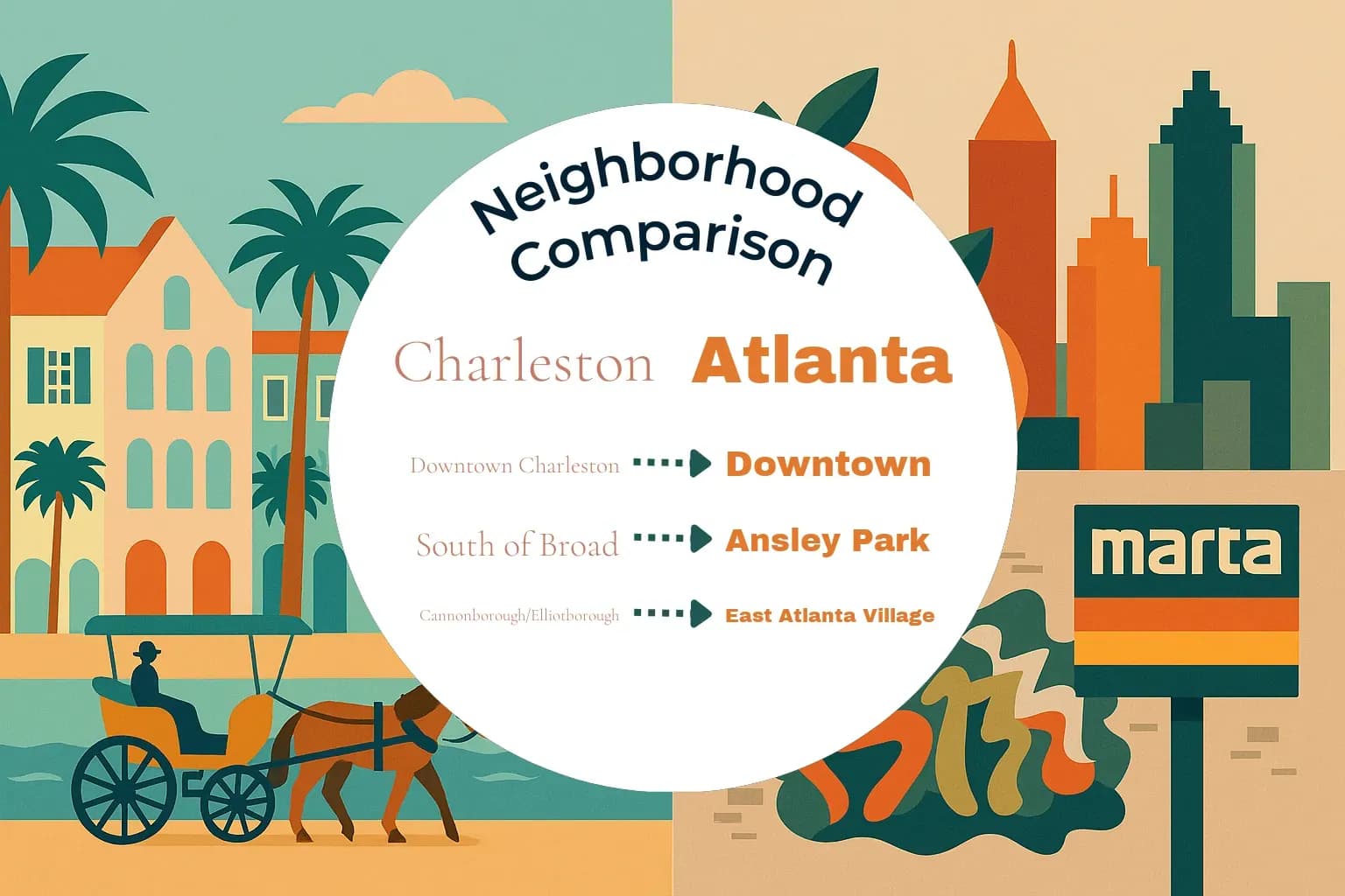 Charleston vs Atlanta Neighborhood Comparison