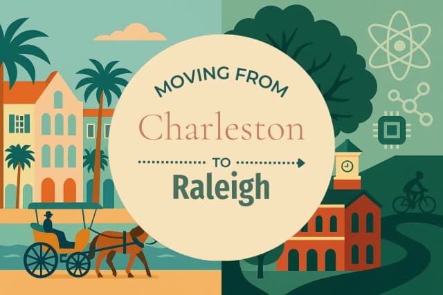 Moving from Charleston to Raleigh