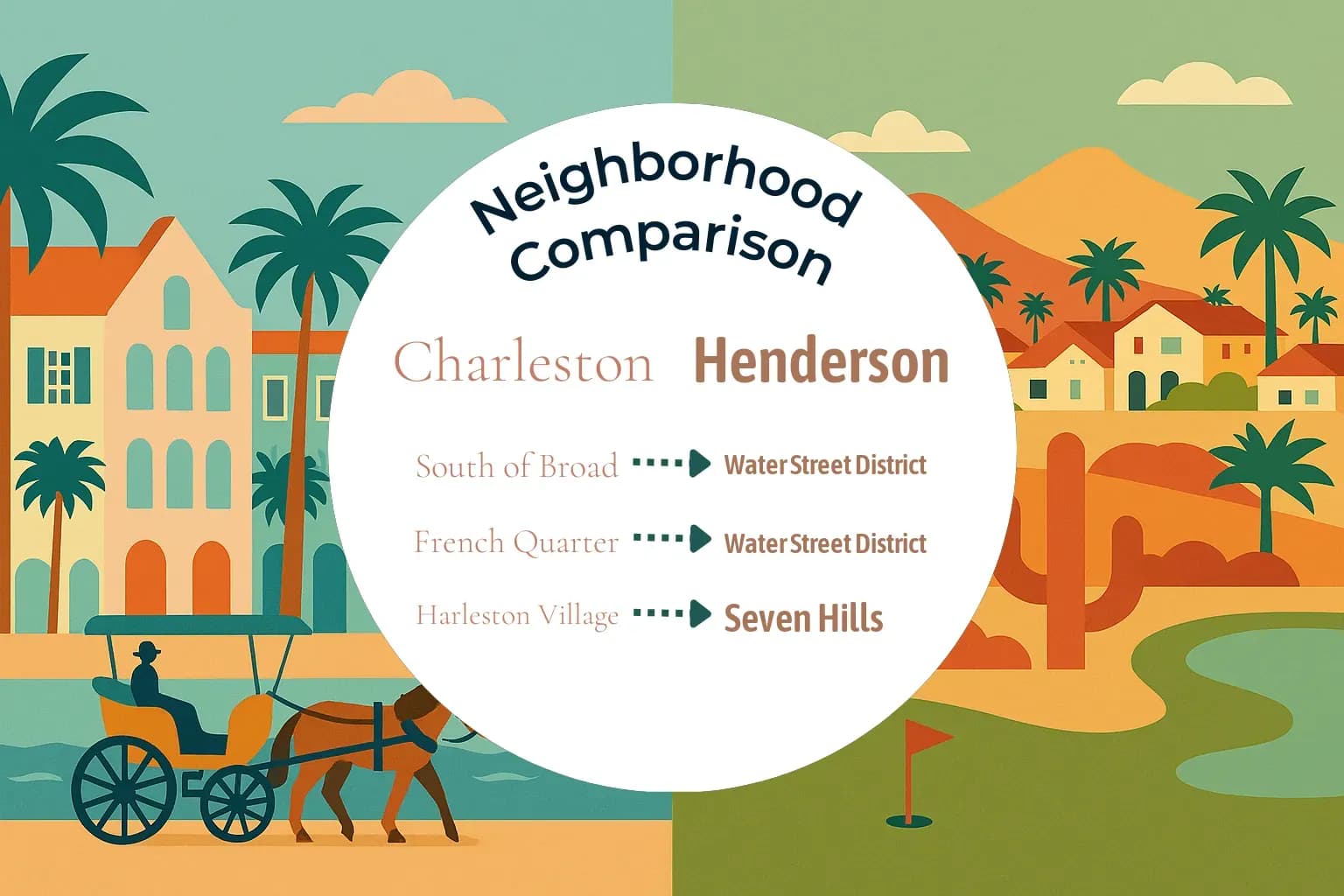 Charleston vs Henderson Neighborhood Comparison