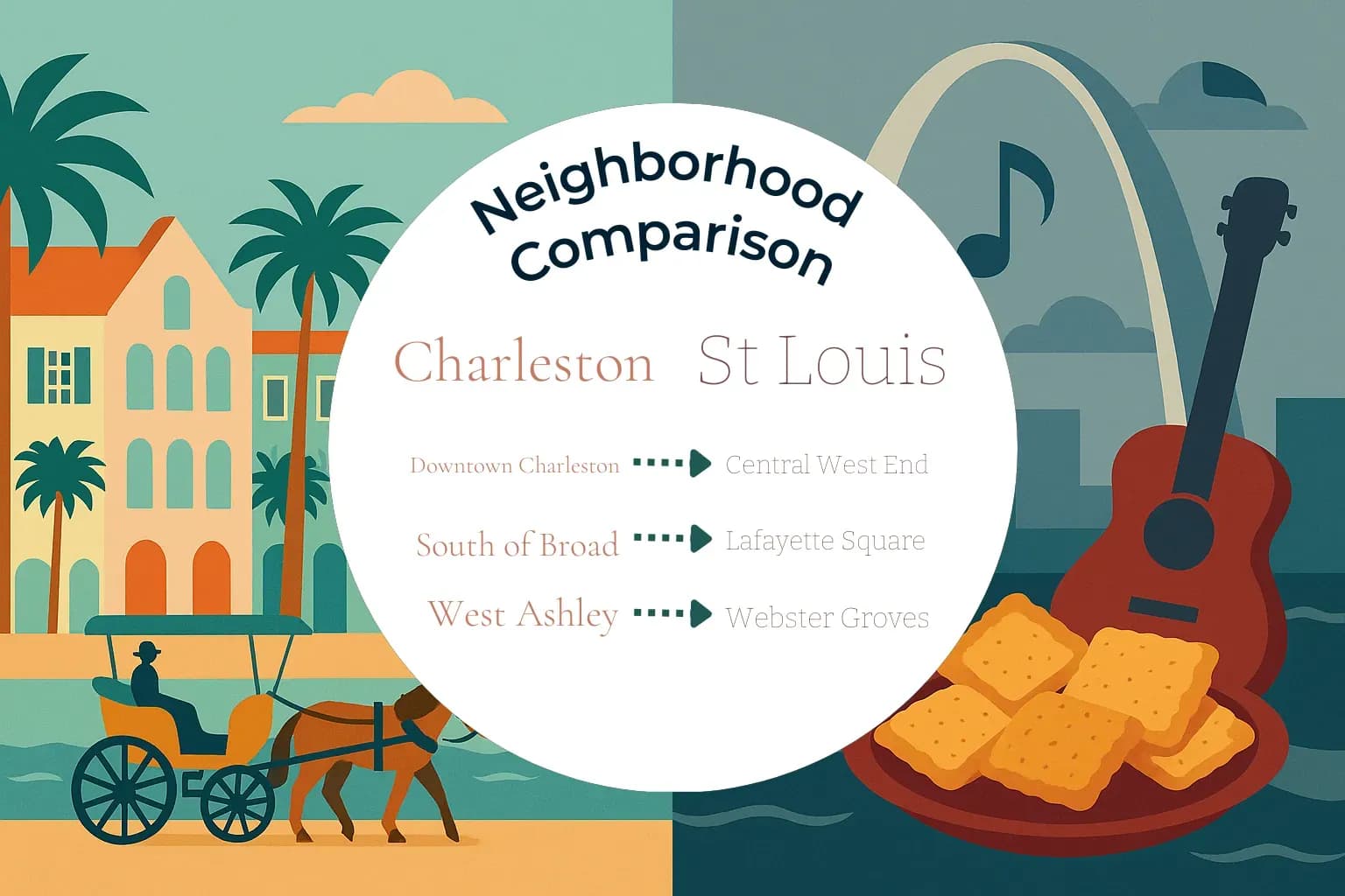 Charleston vs St. Louis Neighborhood Comparison