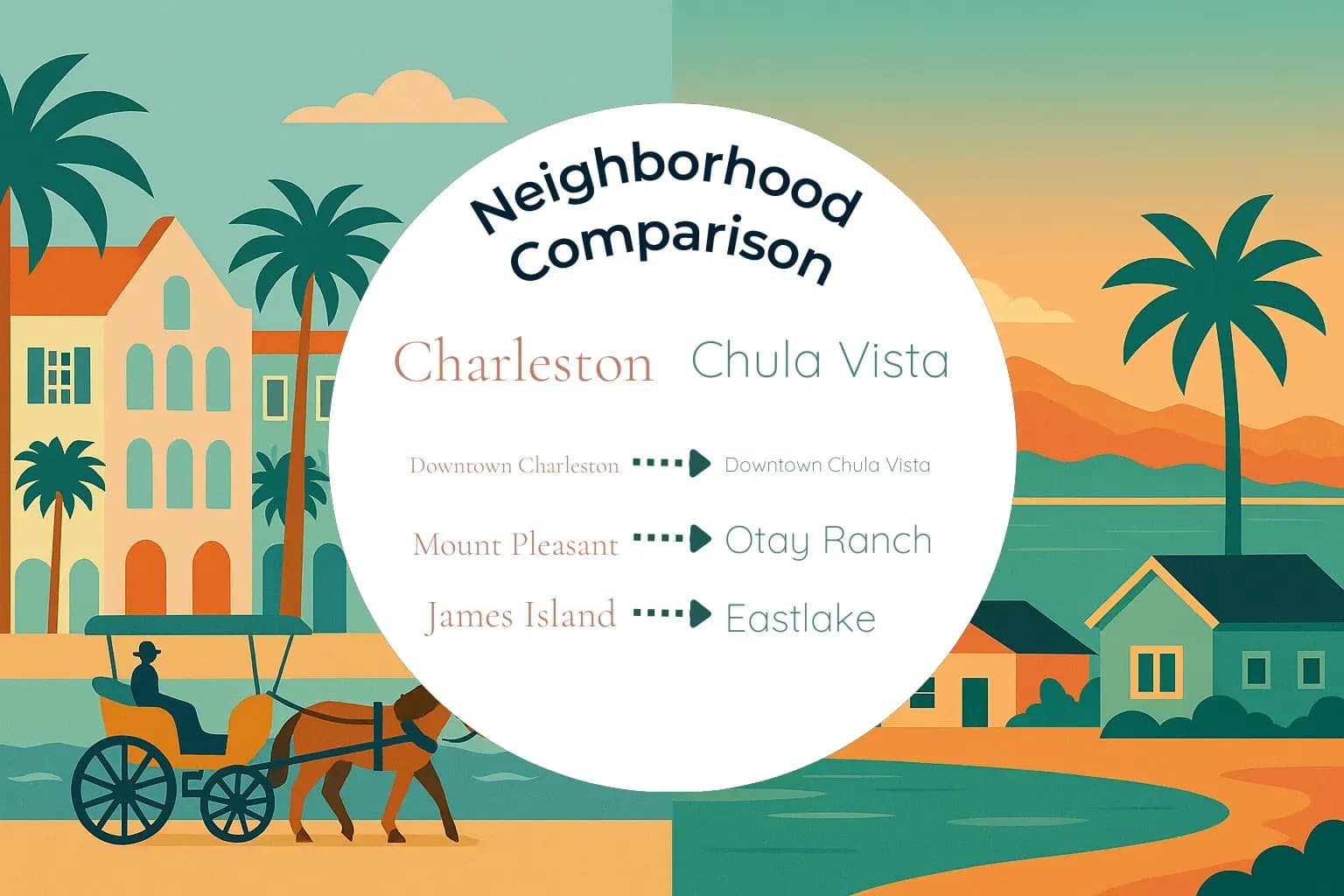 Charleston vs Chula Vista Neighborhood Comparison