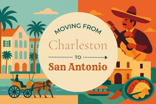 Moving from Charleston to San Antonio