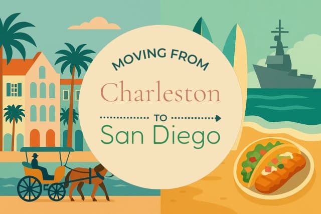 Moving from Charleston to San Diego