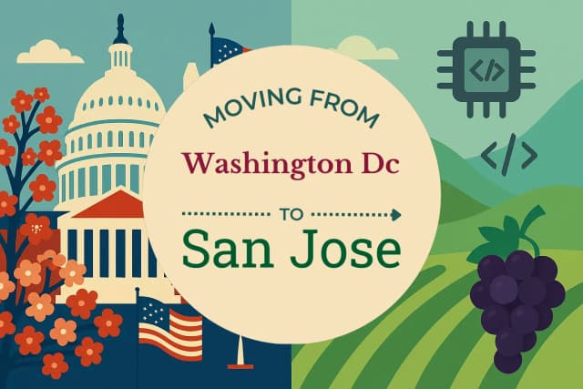 Moving from Washington DC to San Jose