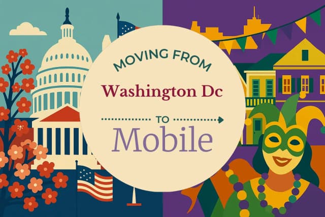 Moving from Washington DC to Mobile