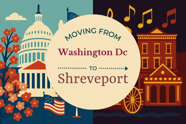 Moving from Washington DC to Shreveport