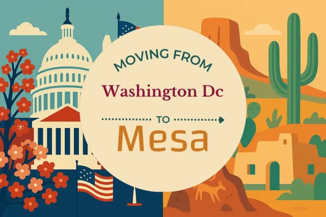 Moving from Washington DC to Mesa