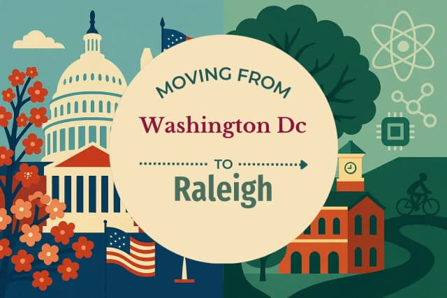 Moving from Washington DC to Raleigh