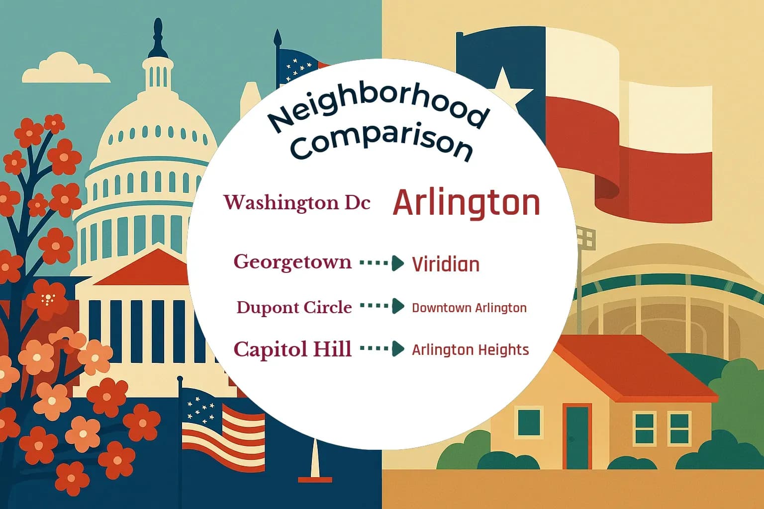 Washington DC vs Arlington Neighborhood Comparison