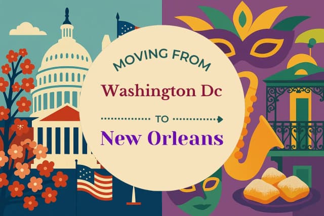 Moving from Washington DC to New Orleans
