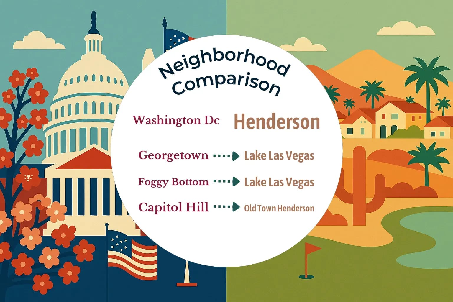 Washington DC vs Henderson Neighborhood Comparison