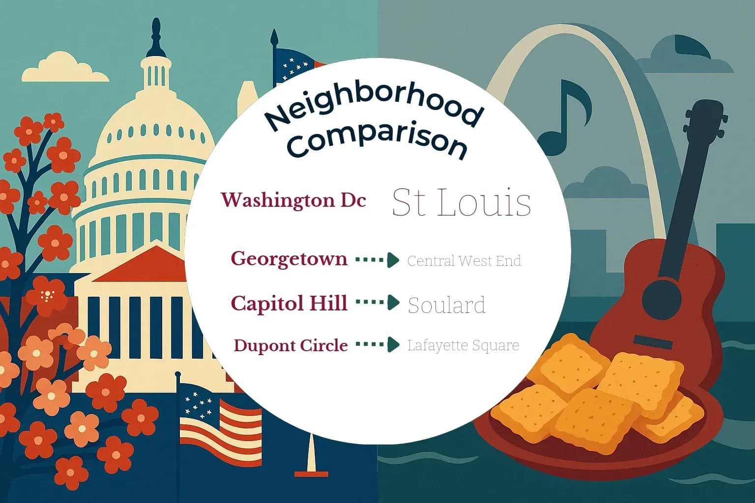 Washington DC vs St. Louis Neighborhood Comparison