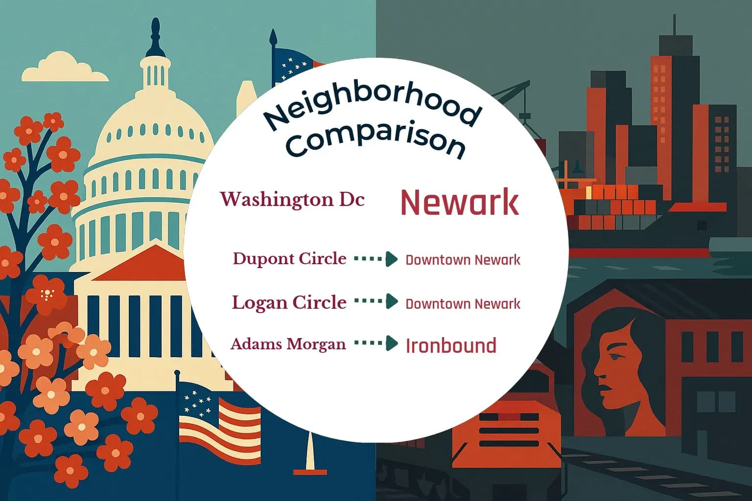 Washington DC vs Newark Neighborhood Comparison