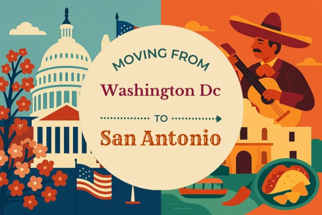 Moving from Washington DC to San Antonio