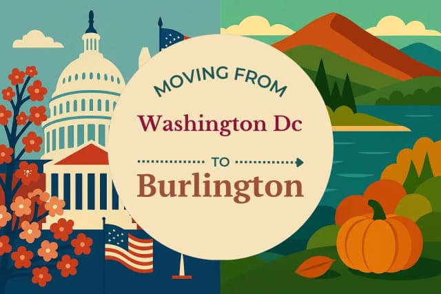 Moving from Washington DC to Burlington