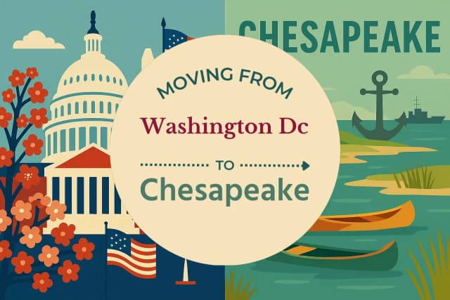 Moving from Washington DC to Chesapeake