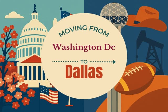 Moving from Washington DC to Dallas