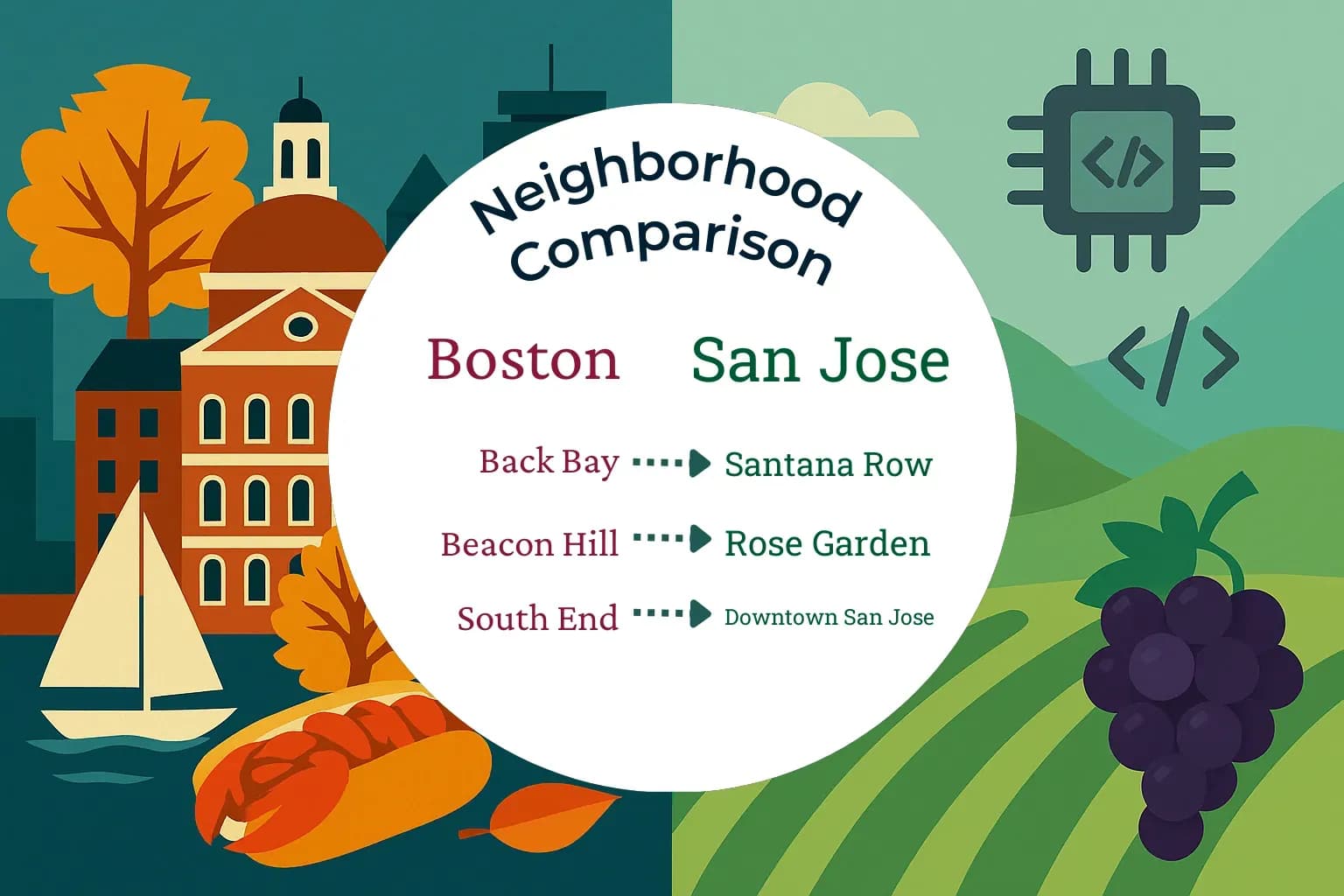 Boston vs San Jose Neighborhood Comparison
