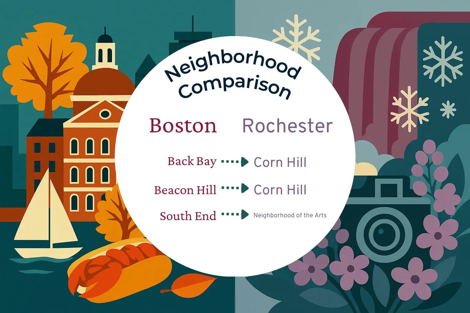 Boston vs Rochester Neighborhood Comparison
