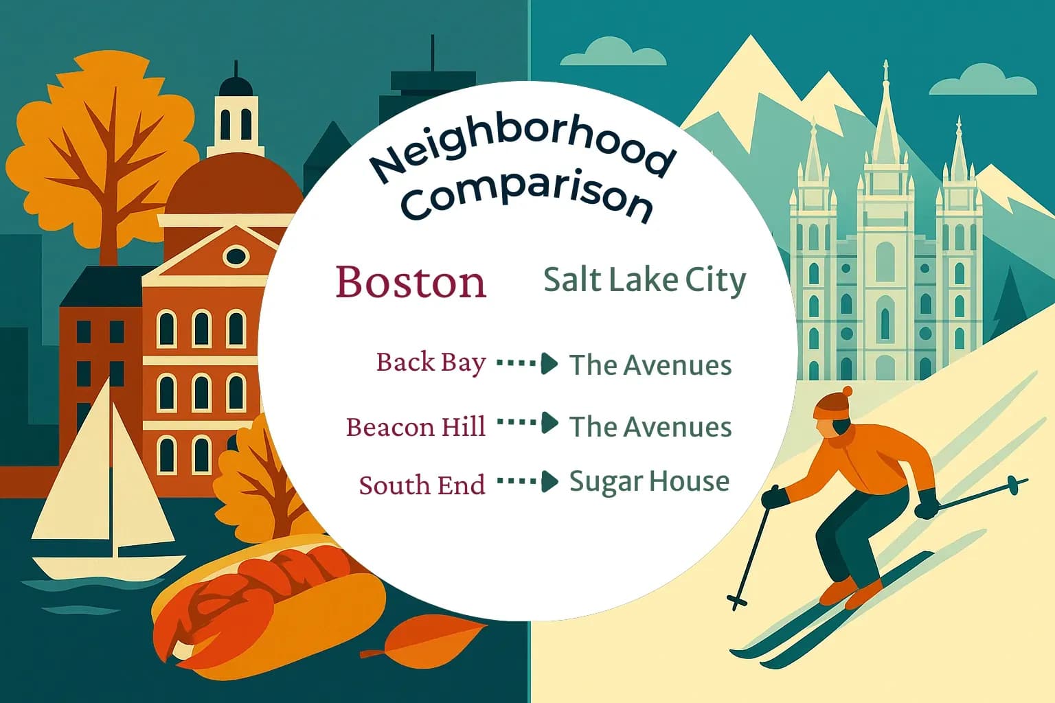 Boston vs Salt Lake City Neighborhood Comparison