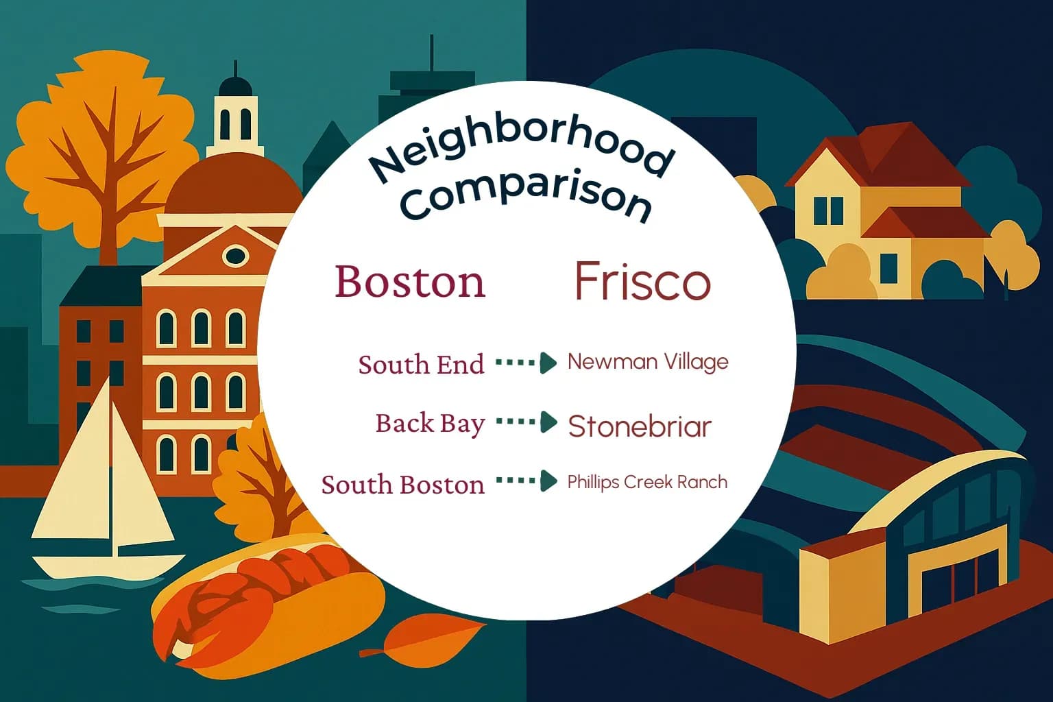 Boston vs Frisco Neighborhood Comparison