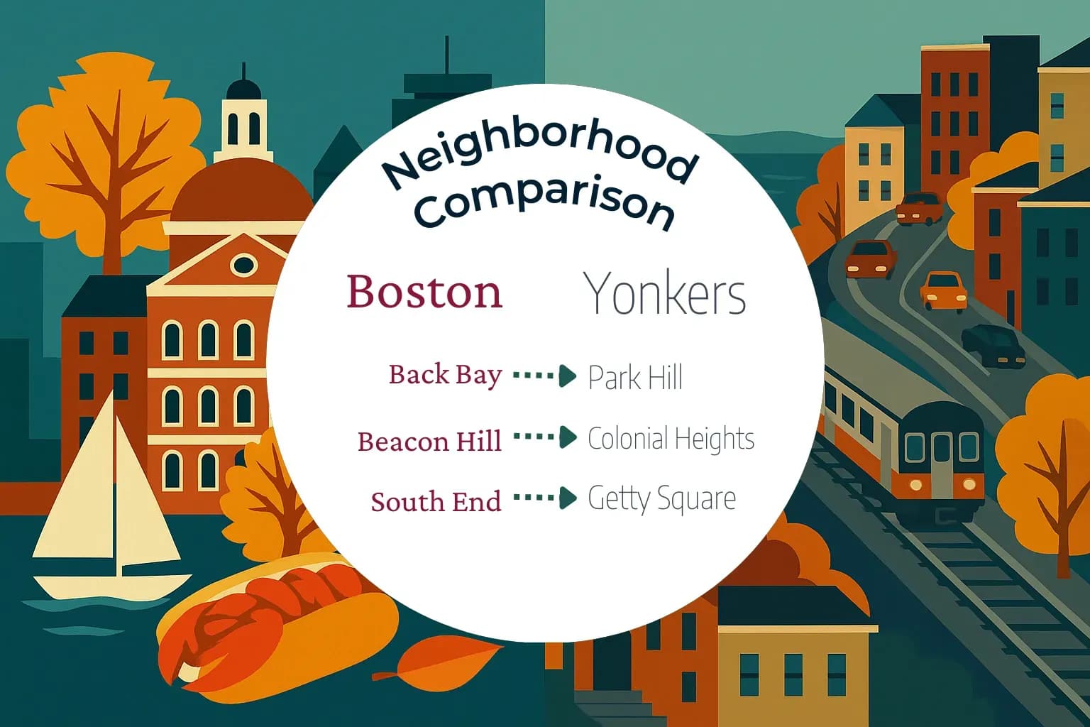 Boston vs Yonkers Neighborhood Comparison
