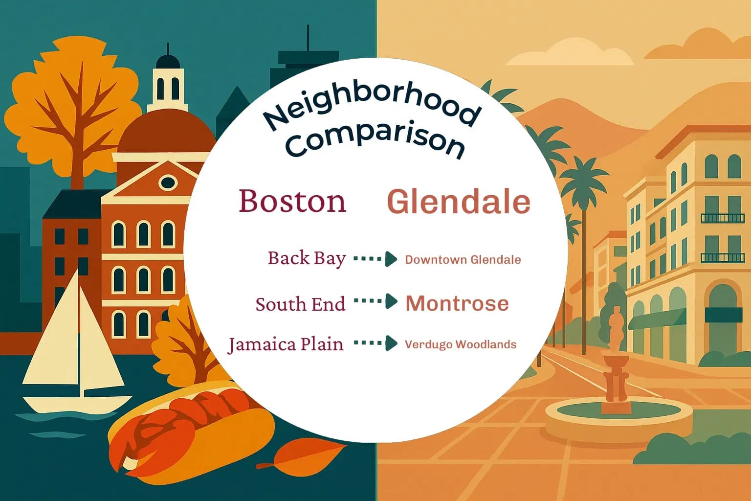 Boston vs Glendale Neighborhood Comparison