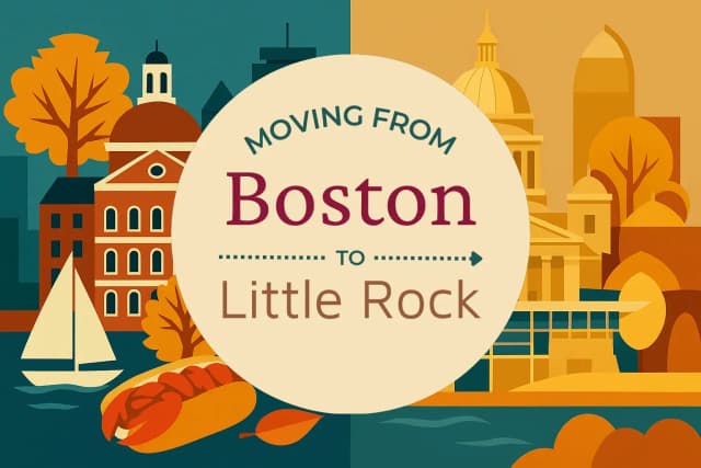Moving from Boston to Little Rock