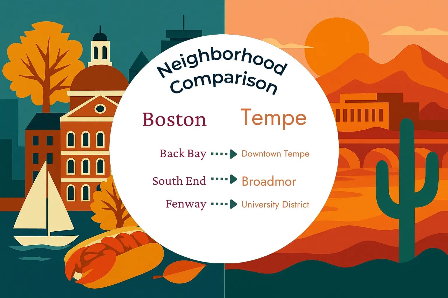 Boston vs Tempe Neighborhood Comparison