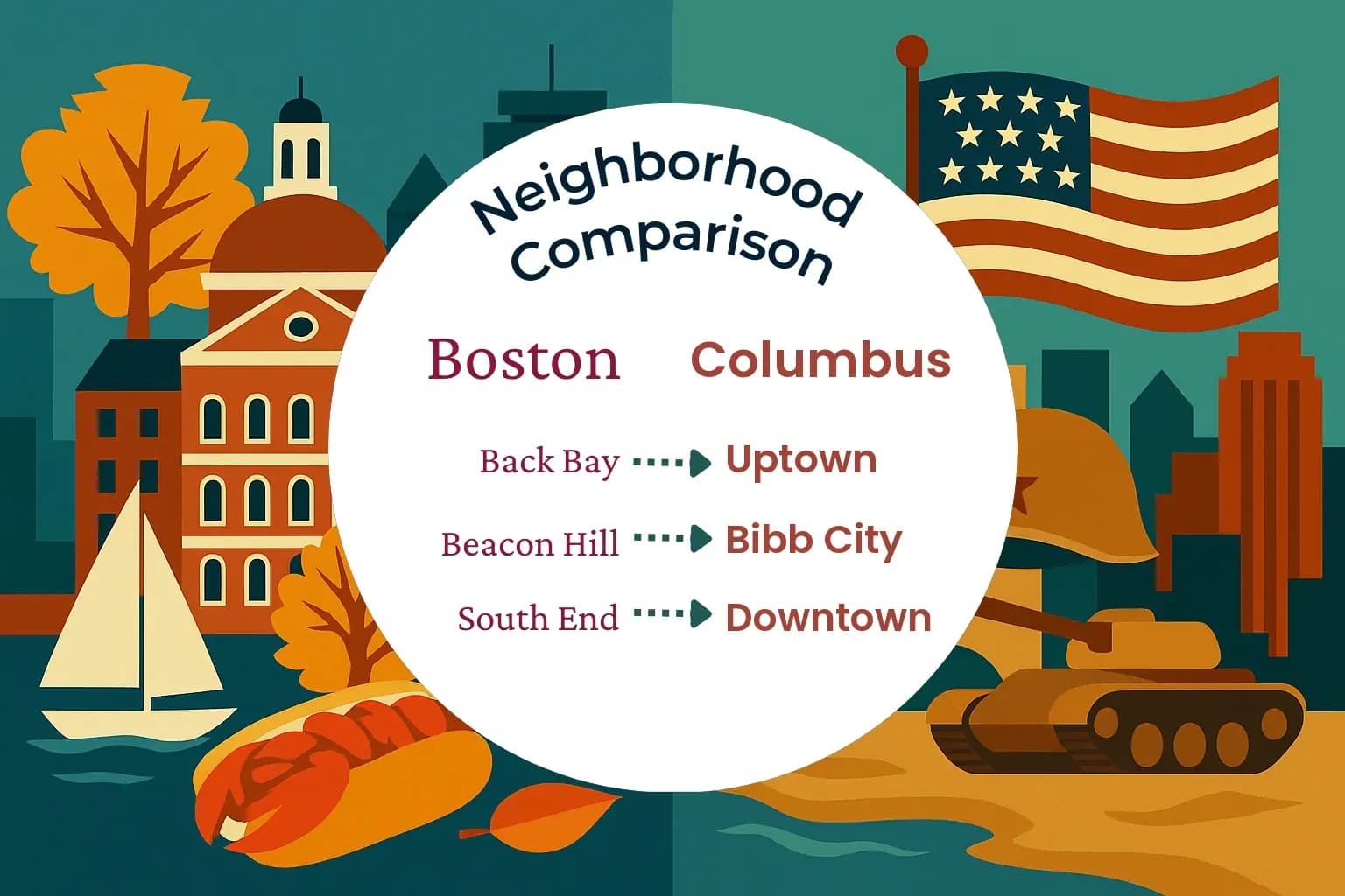 Boston vs Columbus Neighborhood Comparison