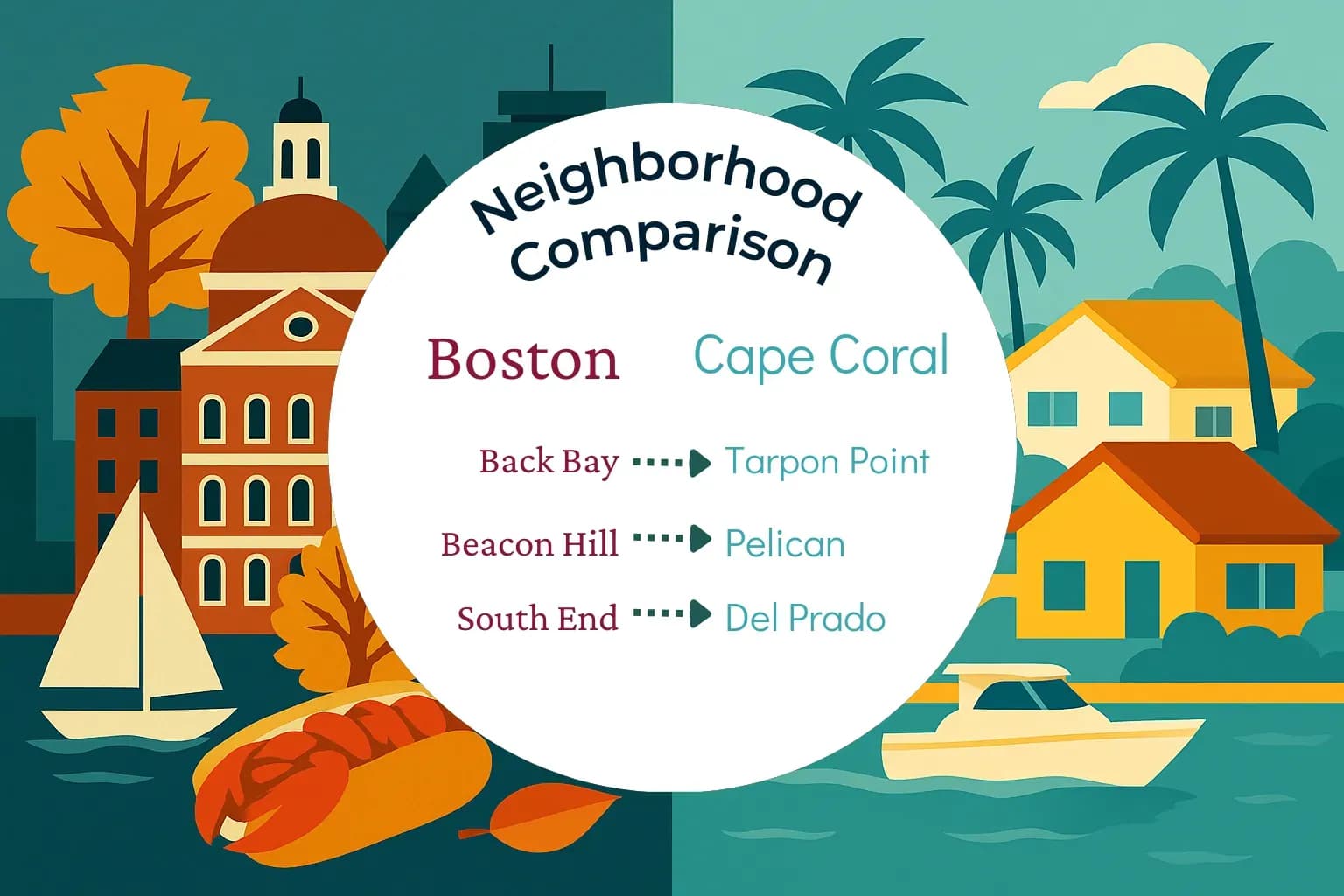 Boston vs Cape Coral Neighborhood Comparison