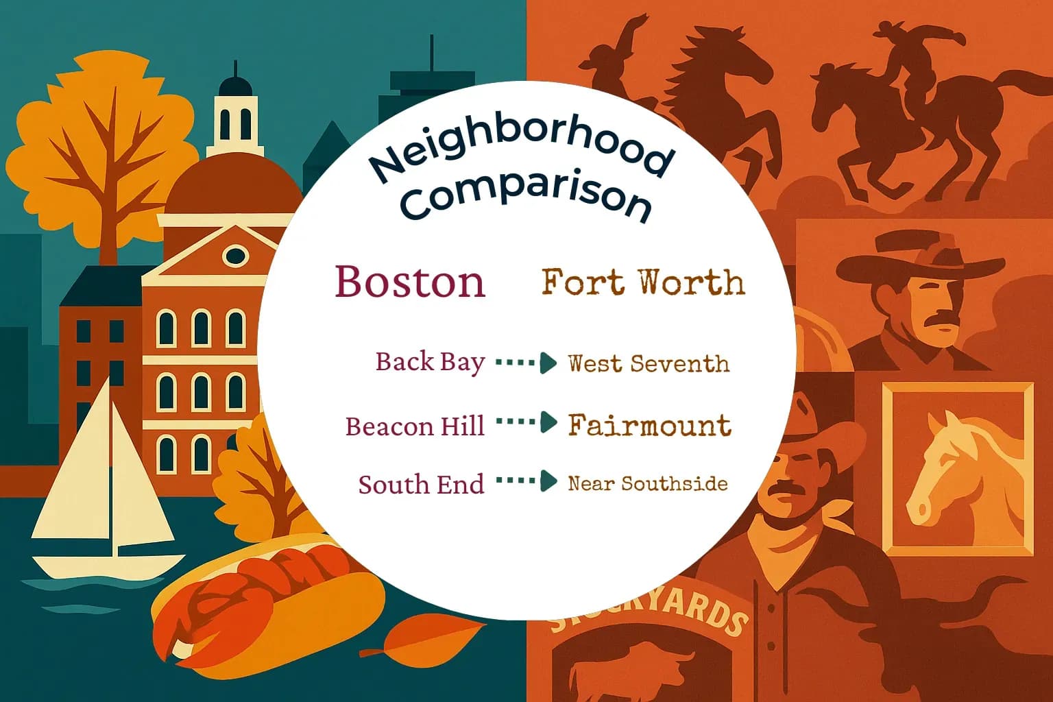 Boston vs Fort Worth Neighborhood Comparison