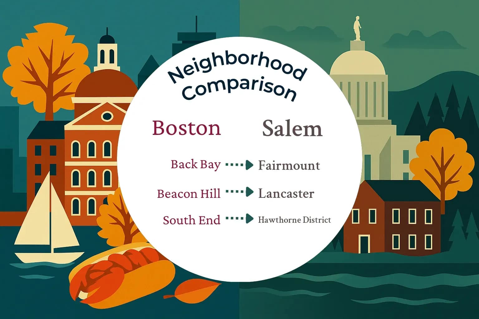 Boston vs Salem Neighborhood Comparison