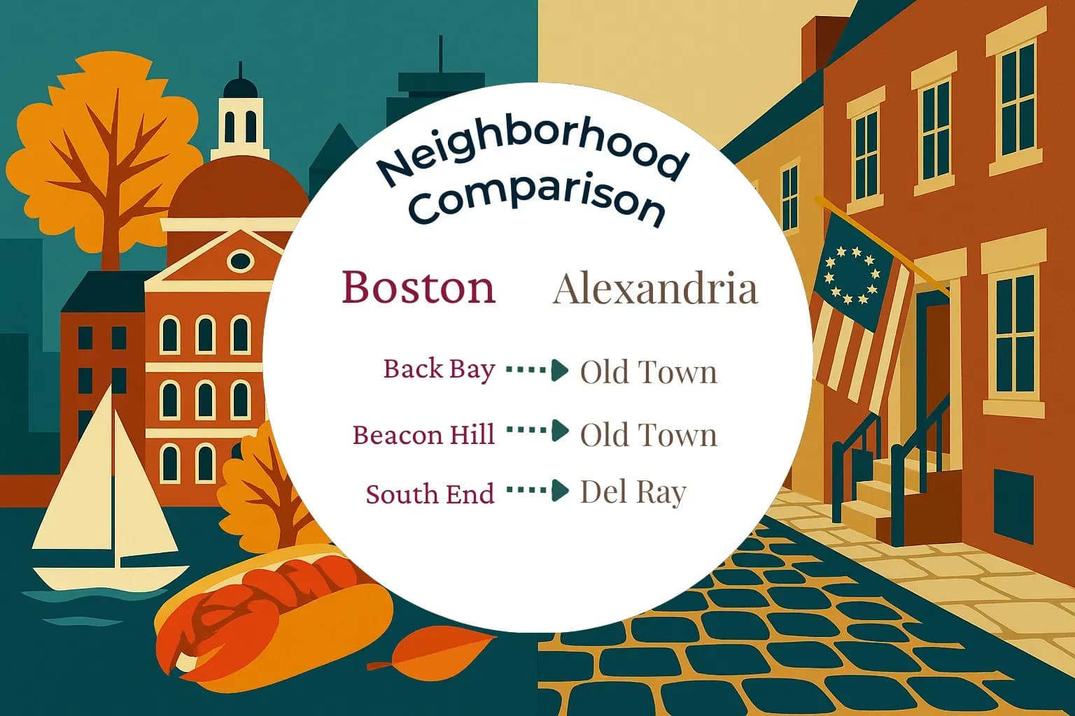 Boston vs Alexandria Neighborhood Comparison