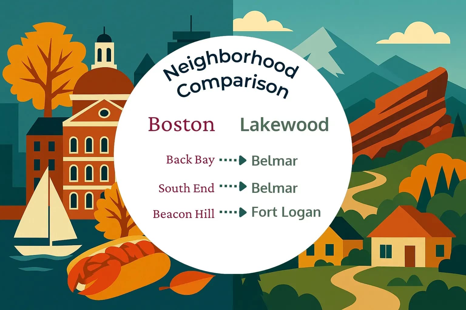 Boston vs Lakewood Neighborhood Comparison