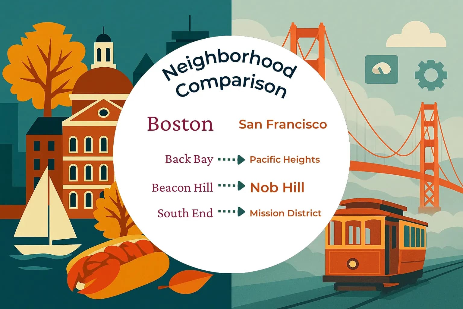 Boston vs San Francisco Neighborhood Comparison