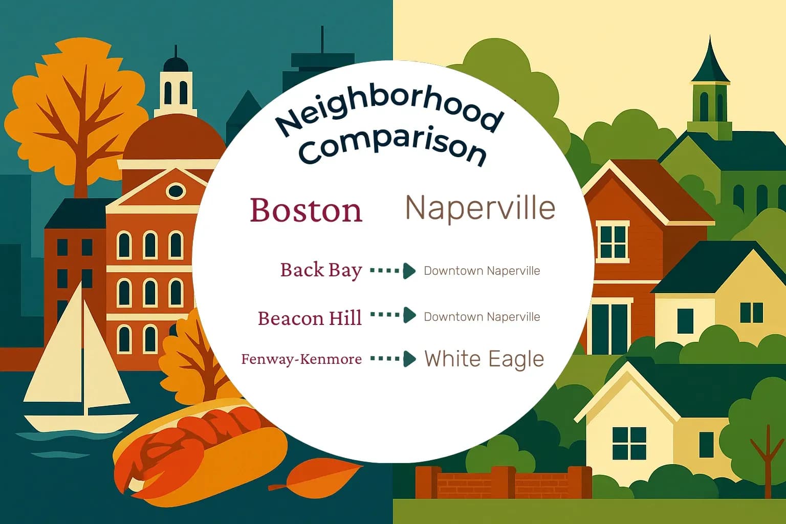 Boston vs Naperville Neighborhood Comparison